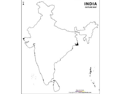 Buy India Outline Map North America Continent Map, Africa Continent Map ...