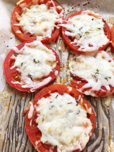 Baked Tomatoes and Mozzarella | The Gingham Apron