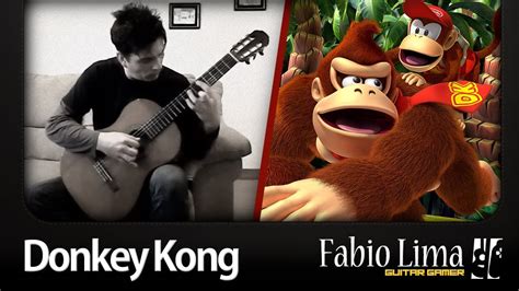 Donkey Kong Theme on Acoustic Guitar by GuitarGamer (Fabio Lima) - YouTube