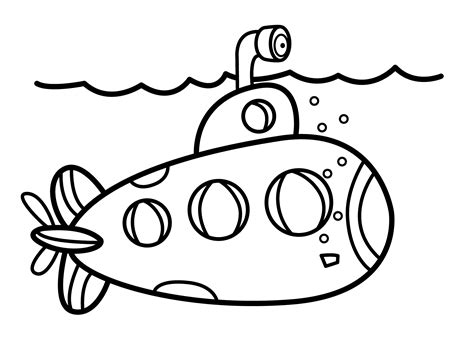 Submarine Drawing at GetDrawings | Free download