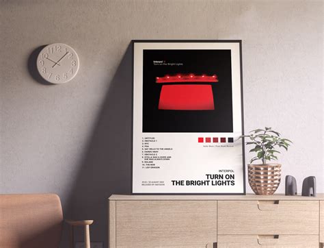 Interpol - Turn On the Bright Lights Album Cover Poster | Architeg Prints