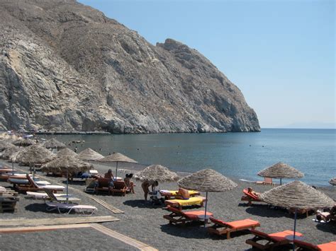 Perissa beach | Videos | Photos | Location | Santorini Greece