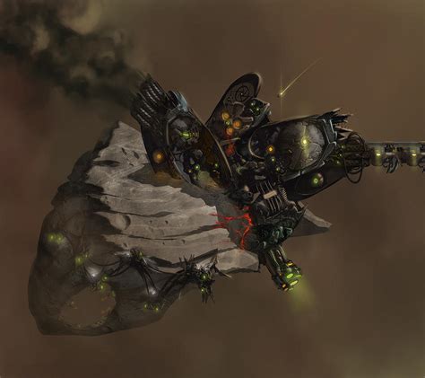 Asteroid Base by Samize on DeviantArt