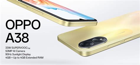 Oppo A38: 50 MP Camera and 33W Fast Charging | Specs and Features