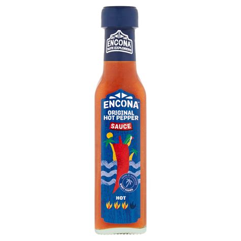 Encona Taste Explorers Original Hot Pepper Sauce 165ml | BBQ, Chilli ...