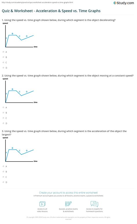 Speed Vs Time Graph Worksheet – Zip Worksheet