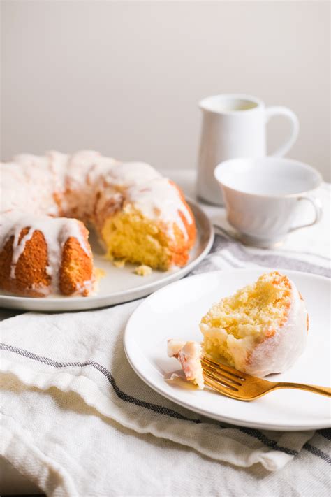 Lemon Sponge Cake with Vanilla Frosting Recipe | Kiersten Hickman