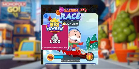 All Monopoly GO Sleigh Race Tournament Rewards