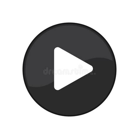 Play Button. Video-audio Player. Vector Illustration. Isolated Over White Background Stock ...