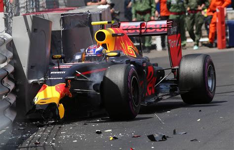 Crash Max Verstappen Red Bull Racing formula 1 GP Monaco 28 05 2016 Photo mspb Jerry Andre Crash ...