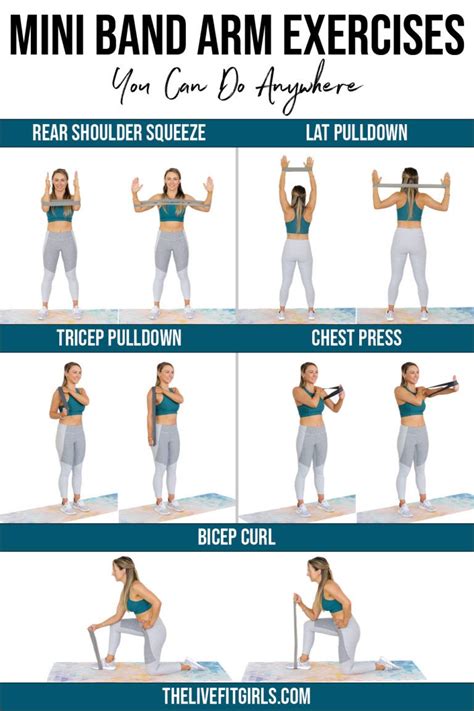 5 Mini Band Arm Exercises You Can Do Anywhere | Resistance workout, Resistance band arm workout ...