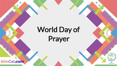 World Day of Prayer 2025