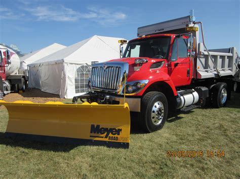 Navistar 7400 Dump Truck Snow Plow