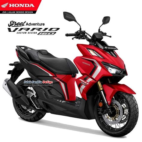 เผยภาพเรนเดอร์ New Honda Click160 มาในสไตล์สตรีท แอดเวนเจอร์ รูปสกู๊ตเต ...