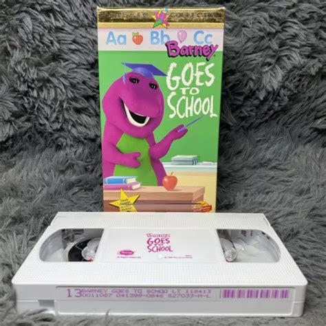 BARNEY & FRIENDS Sing Along Goes To School VHS Tape 1990 Classic Collection Show £18.70 ...