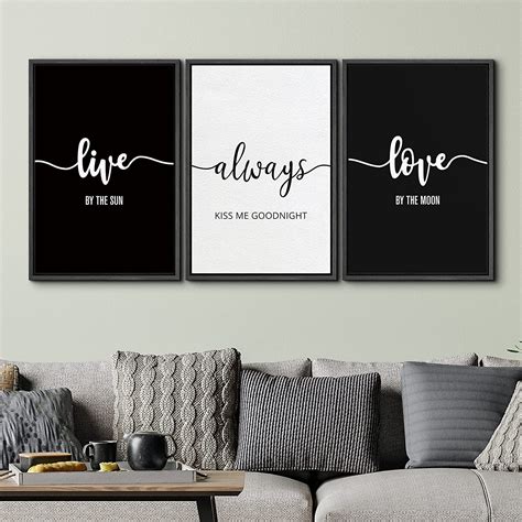 Wall Décor Prints Wall Hangings home self motivation quote motivational wall art black and white ...