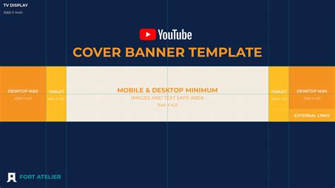 Youtube Banner Size Template