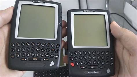 RIM Blackberry 5810 and 5820 prototypes - YouTube