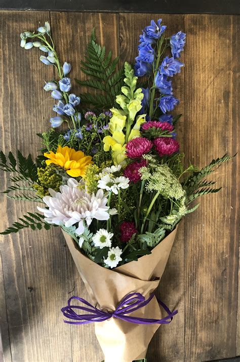 Wrapped Mixed Flower Bouquet in Boulder, CO | BOULDER GARDENS FLORIST