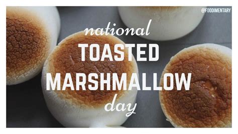 August 30th is National Toasted Marshmallow Day! | Foodimentary ...