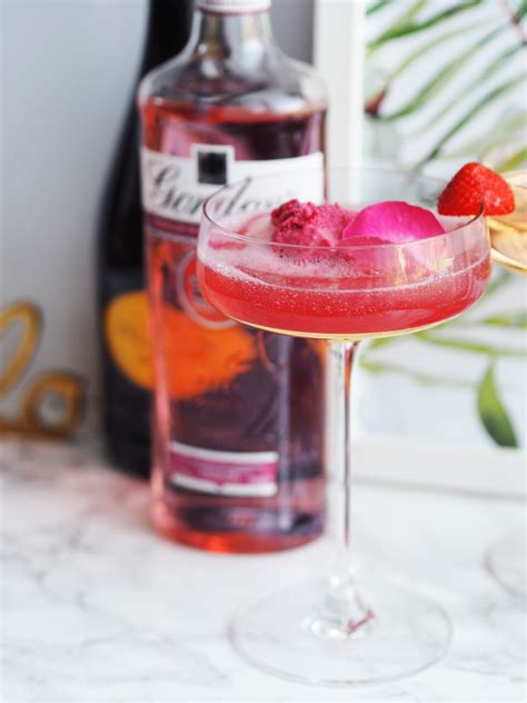 Cocktail Recipe | On Wednesday's We Drink Pink Gin | Rachel Emily