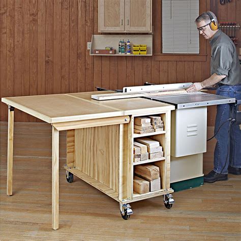 Tablesaw Outfeed Table Woodworking Plan from WOOD Magazine