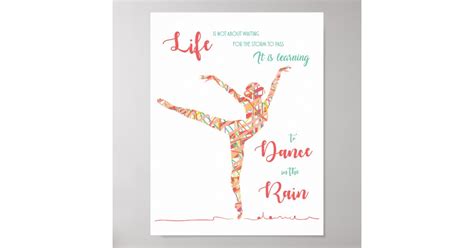 Dance in the rain Poster | Zazzle