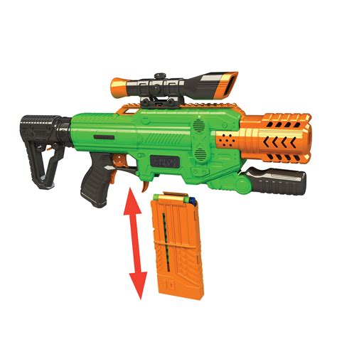 DART ZONE® ปืนของเล่น สเปคตรัม Spectrum Motorized Clip-Fed Blaster ปืน ...