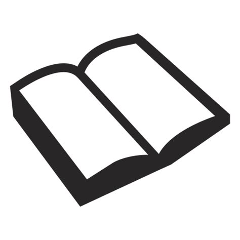 Open book icon - Transparent PNG & SVG vector file