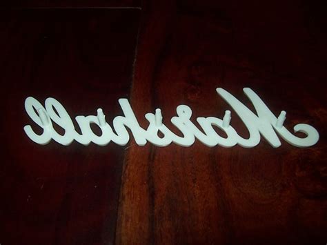 Genuine Marshall guitar amp head 6" White script Logo | Reverb