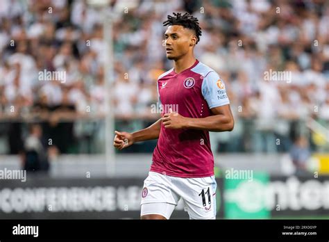 Ollie Watkins of Aston Villa seen during the UEFA Europa Conference ...