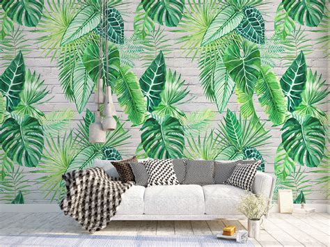 wallpaper for walls,green,wallpaper,leaf,wall,living room (#40824) - WallpaperUse