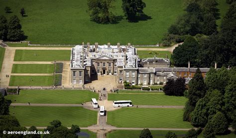 aeroengland | aerial photograph of Althorp House Northamptonshire England UK