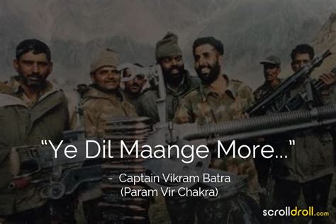 Captain Vikram Batra Quotes - This is nt a bollywood/hollywood movie ...