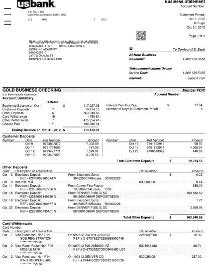 43 Statement Of Account Template - Free to Edit, Download & Print | CocoDoc