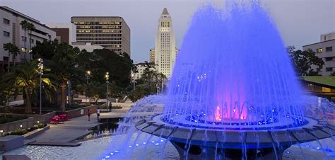 Outside the Lines Show Fountain Water Feature at Grand Park