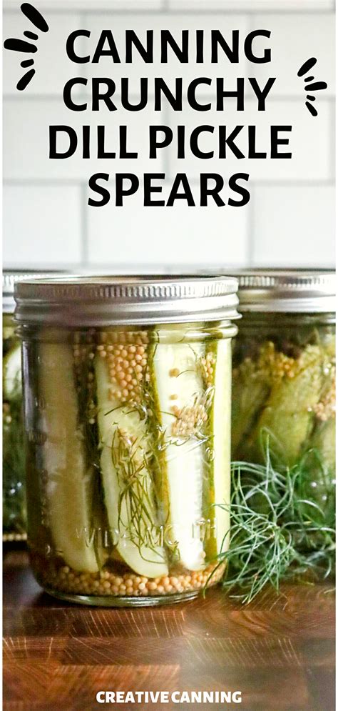 Dill Pickle Spears | Recipe | Best dill pickle recipe, Dill pickle recipe, Canning recipes