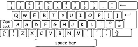 Keyboard Outline Clipart Clipground | My XXX Hot Girl