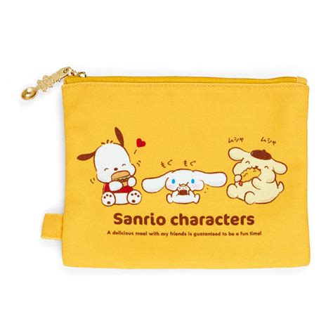 SANRIO Flat Pouch Set Characters Oomori Design