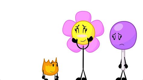 BFB Shorts - How Firey Jr. and Flower meet each other - YouTube