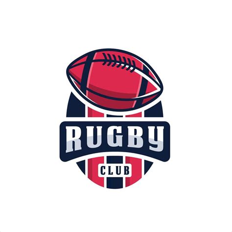 Rugby Logo, American Logo Sport, Rugby logo template vector, isolated ...