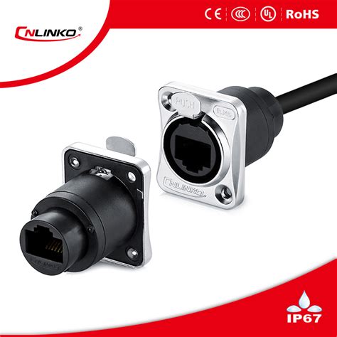 China Waterproof RJ45 Cable Connector UTP Waterproof RJ45 Jack Module Connector - China ...