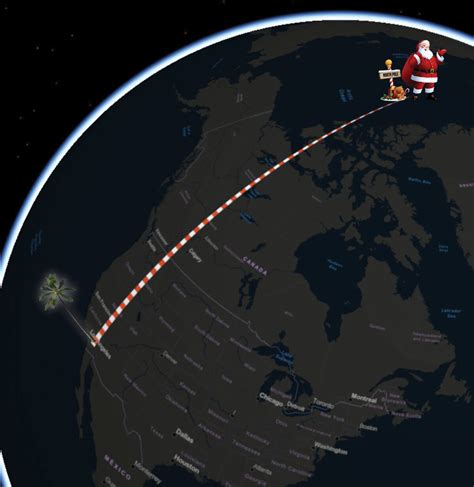 Santa's Trip from the North Pole - CVEP