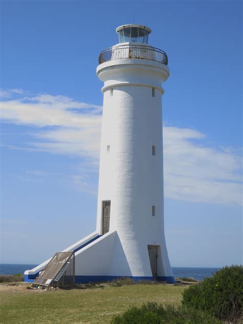 Port Stephens lighthouse, Fingal Island, NSW - built 1862. | Leuchtturm, Turm