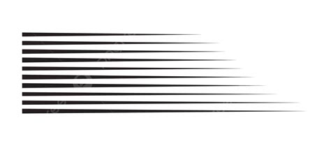 Horizontal Motion Speed Lines For Comic Book Cartoon Design Power Vector, Cartoon, Design, Power ...