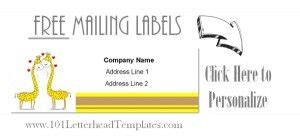 Free Mailing Labels