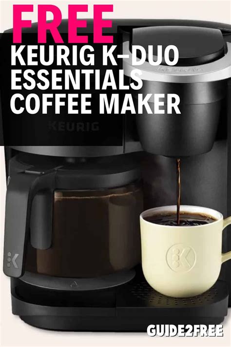 FREE Keurig K-Duo Essentials Coffee Maker • Guide2Free Samples | Coffee maker, Coffee, Keurig