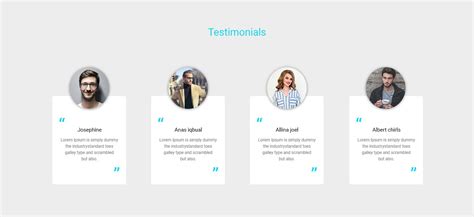 Testimonials website page design | Testimonial website design ...