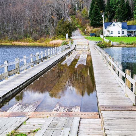 Brookfield Floating Bridge in Brookfield, VT (With Photos)