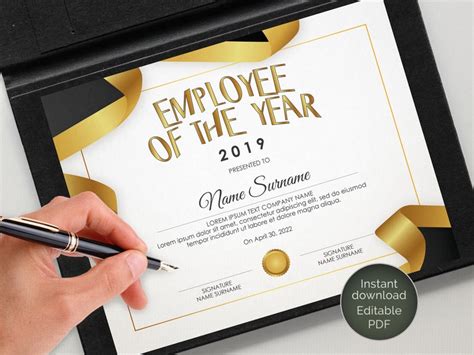 Employee Of The Year Certificate - Cool Product Product reviews ...